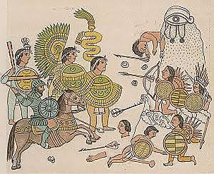 Llegada de Niño Beltrán a Tzintzuntzan