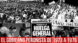 Timeline: Presidencias de Cámpora, Lastiri, Juan Perón y Estela de Perón