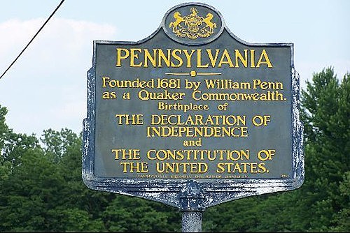 Quaker William Penn Founds Pennsylvania