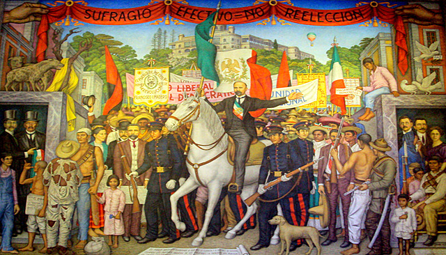 Inicio de la Revolución Mexicana.