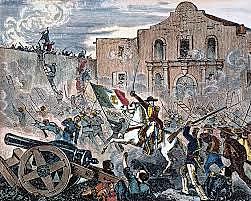 1836 batalla del Alamo