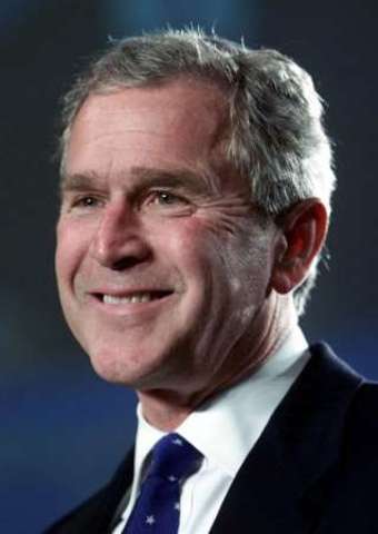 Republican candidate George W. Bush becomes the forty-third president