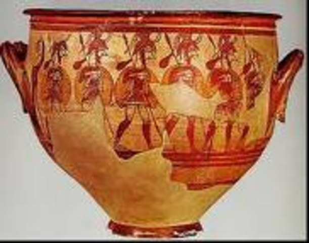 Mycenaean’s in control of the Aegean World