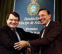 Robert Gallo y Luc Montagnier