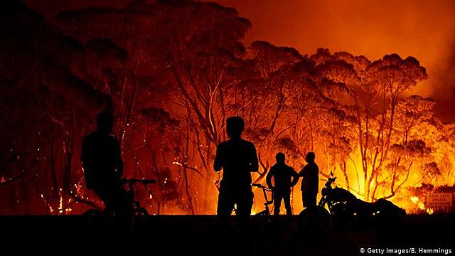 Incendios en Australia.