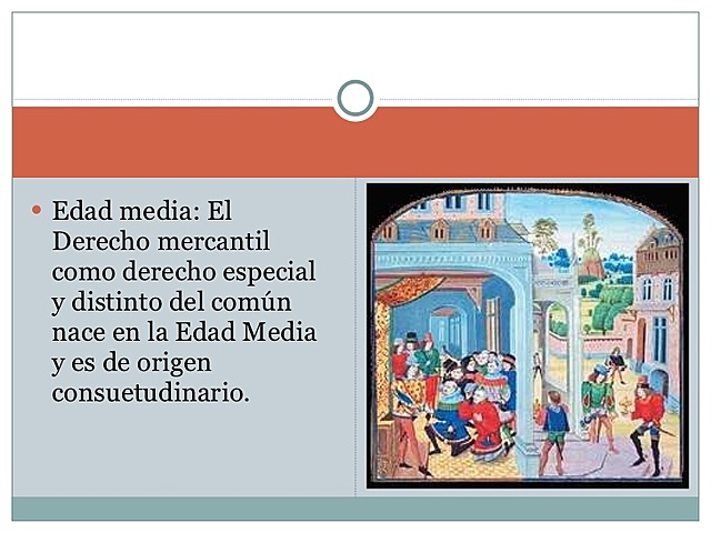 EDAD MEDIA: INICIO DEL DERECHO COMERCIAL