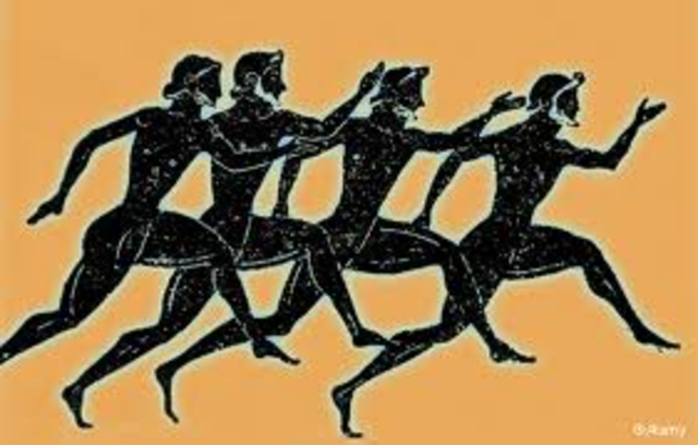 776 BC First Pan Hellenic athletes contests ( Olympic Games )