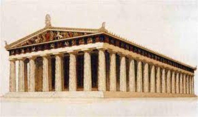 The Parthenon is completed