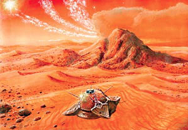 Llegada de los robots soviéticos a Marte