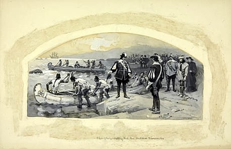 Champlain and 28 Men come to Quebec to Build a Colony