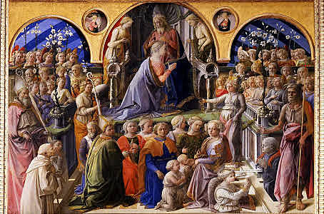 Incoronazione della Vergine, Filippo Lippi (iniziata nel 1439)