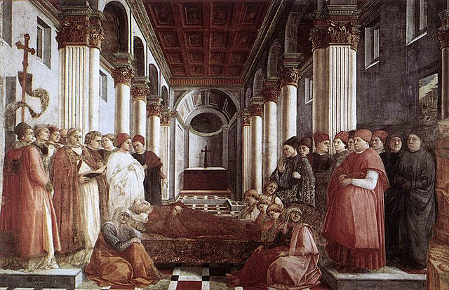I funerali di Santo Stefano, Filippo Lippi (iniziata nel 1452)