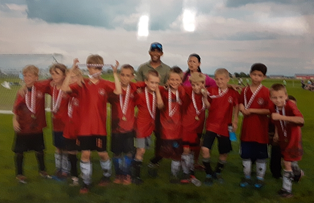 Started playing soccer