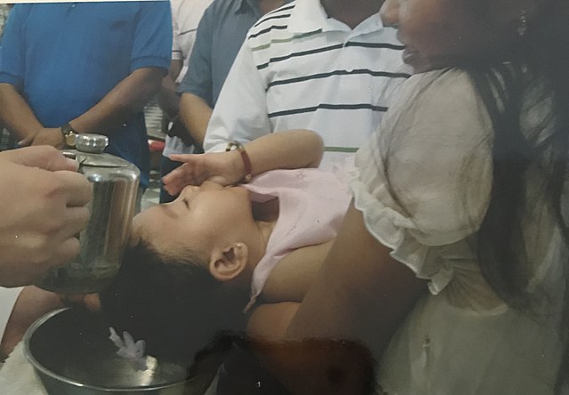 My baptism in Bacolod, Philippines