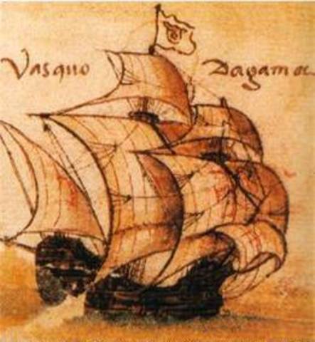 Partida de Vasco da Gama para a Índia