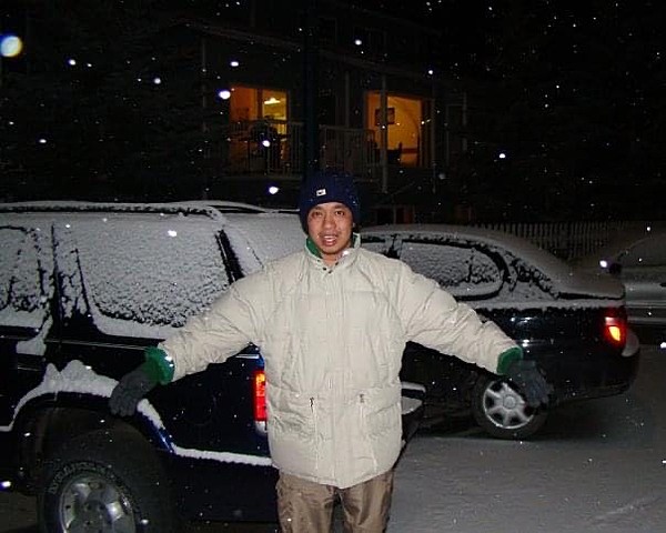 My dad moved to Canada