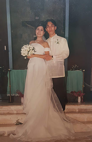 Mom and dad were married