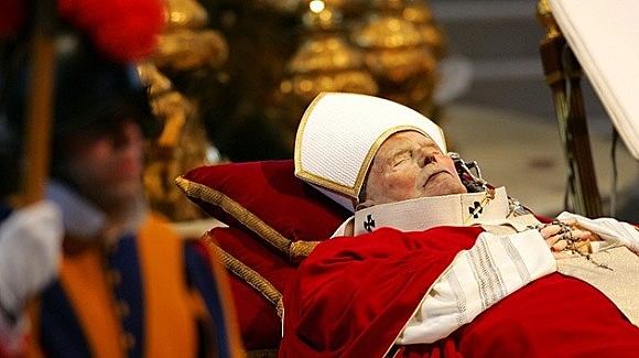 Muerte del  papa Juan Pablo II