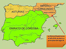 Carlomagno establece la Marca Hispánica