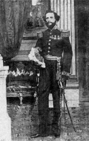 Antonio Pezet, asume el mando presidencial del Perú