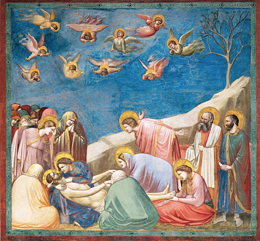 Compianto su Cristo morto Giotto 1303/1305