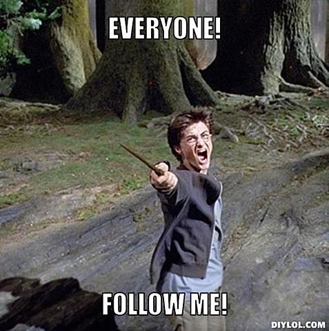 Alle ber meg stå frem som deres fører