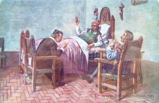 D. Quijote, enfermo.