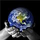 Earth and hands