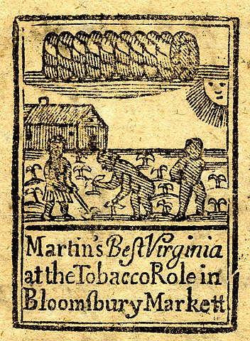 Tobacco introduced to Virginia Colony by John Rolfe