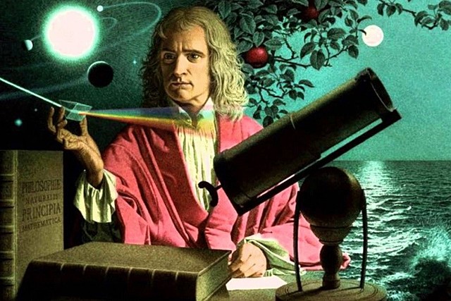 Teoría de la gravitación de Newton.