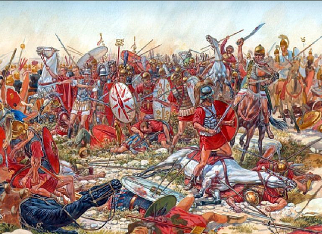 División del Imperio Romano.