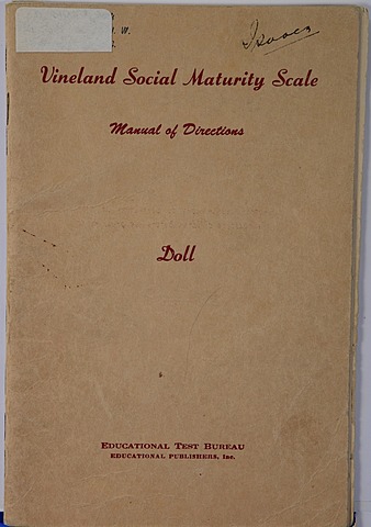 Vineland Social Maturity Scale de Doll