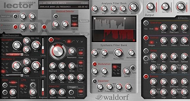 Waldorf release the Waldorf Lector Vocoder Software