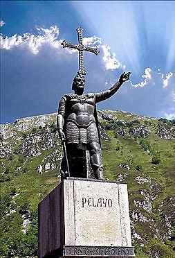 Pelayo funda el Reino de Asturias