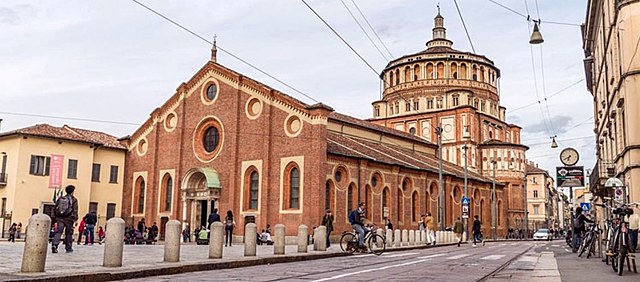 Bramante construye Santa María delle Grazie
