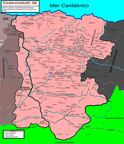 Creación del Condado de Castilla