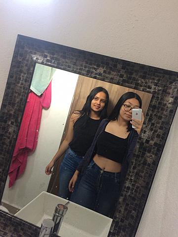 My sister Michel came to visit and invited me to her home out of state