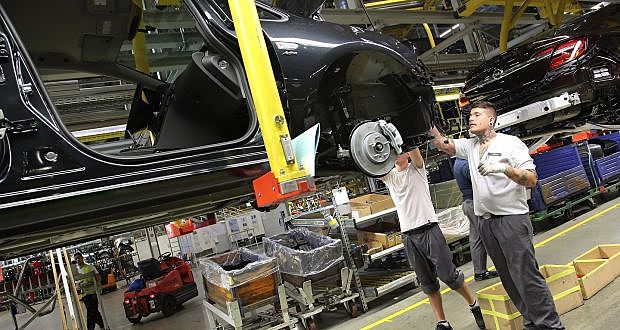 First Moving Assembly Line for Cars