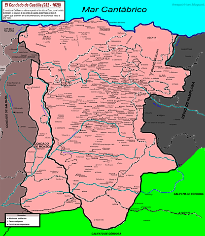Creación del Condado de Castilla