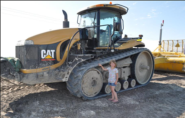 I went to my dad"s work site