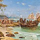 Desembarque de pedro alvares cabral em porto seguro em 1500 by oscar pereira da silva