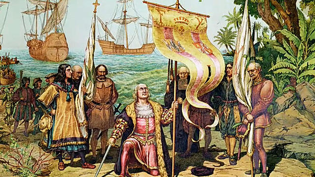 Christopher Columbus “Founds” New World