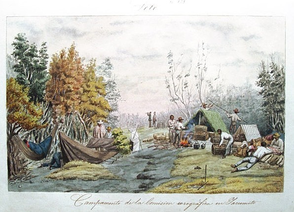 COMISIÓN COROGRÁFICA 1850 - 1859