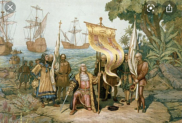 Christopher Columbus “Founds” New World