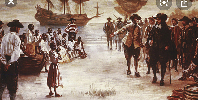 First African Slaves Arrive in Jamestown, Virginia Colony