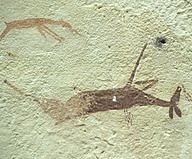 Наскальная живопись S00176, Вифлеем, муниципалитет района Дихлабенг, Фри Стейт, Южная Африка