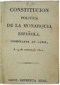 Constitución Política de la Monarquía Española