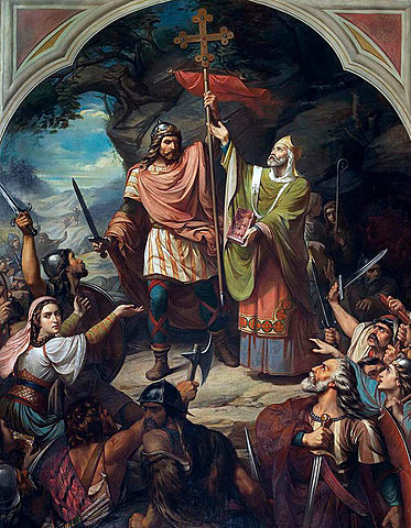 Pelayo funda el Reino de Asturias