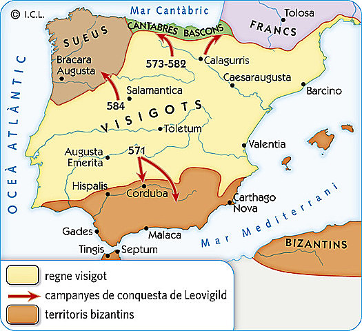 Sueus , vàndals i alans a Hispània