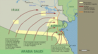 Guerra del Golfo pérsico Kuwait